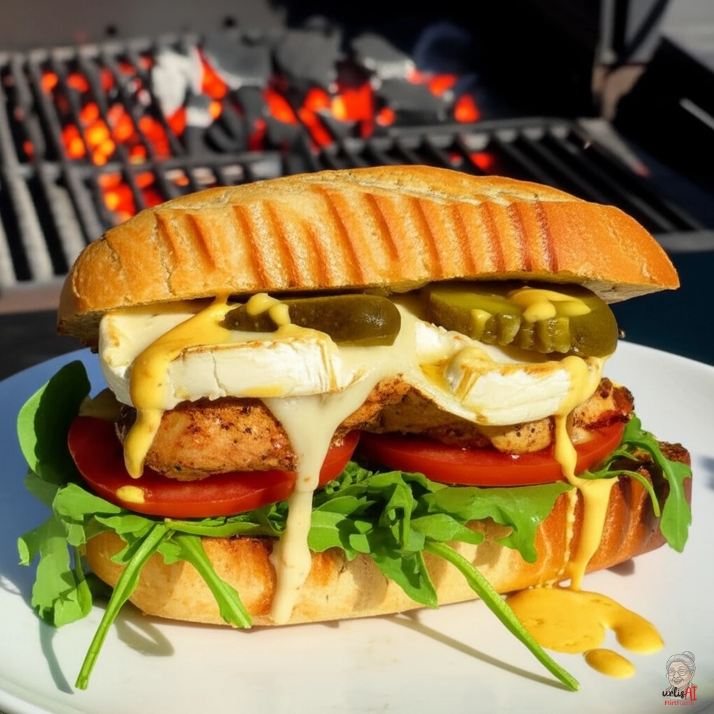 French Ember Chicken Burger — Kohlegrill