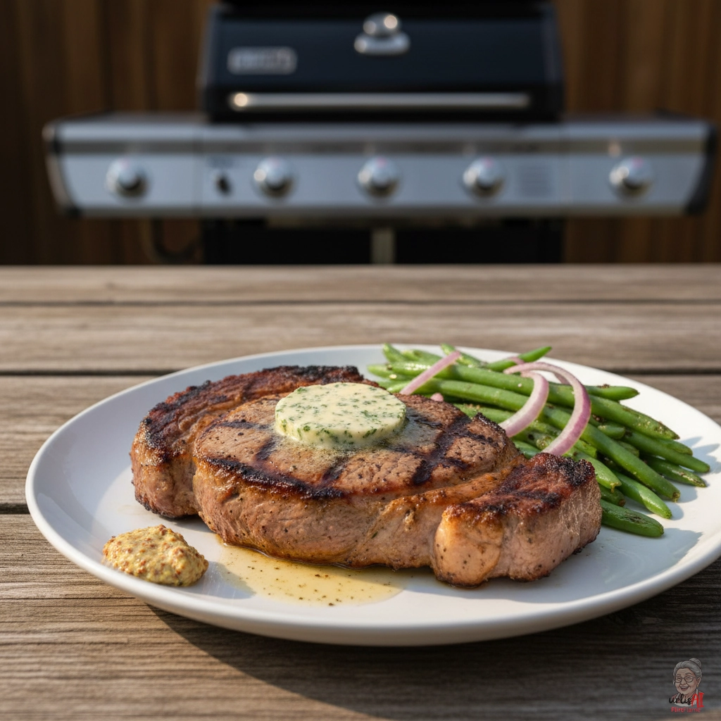 French Rindersteak — Gasgrill