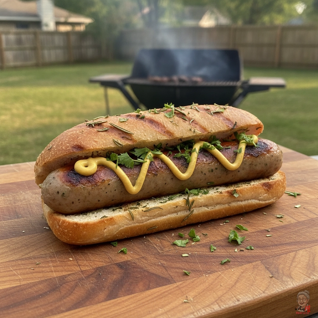 Fresh Herb Bratwurst — Gasgrill