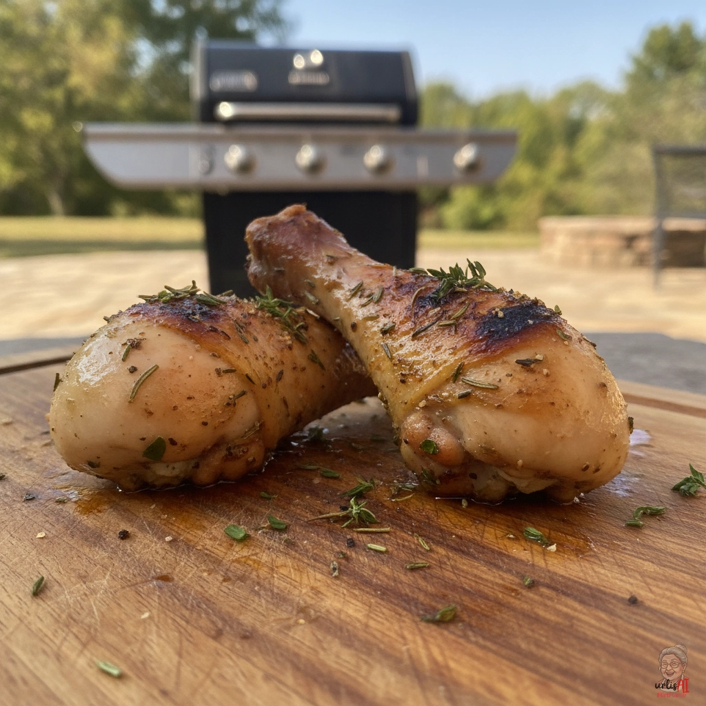 Fresh Herb Drumstick — Gasgrill