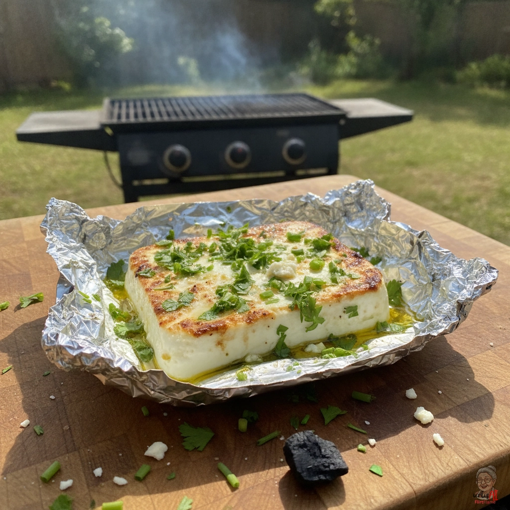 Fresh Herb Schafskaese — Gasgrill