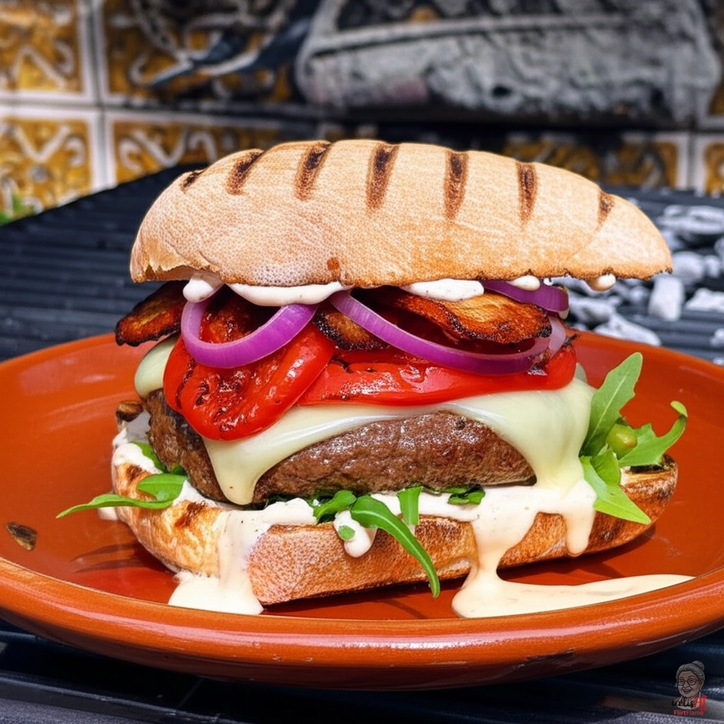 Fuego Madrid Burger — Kohlegrill