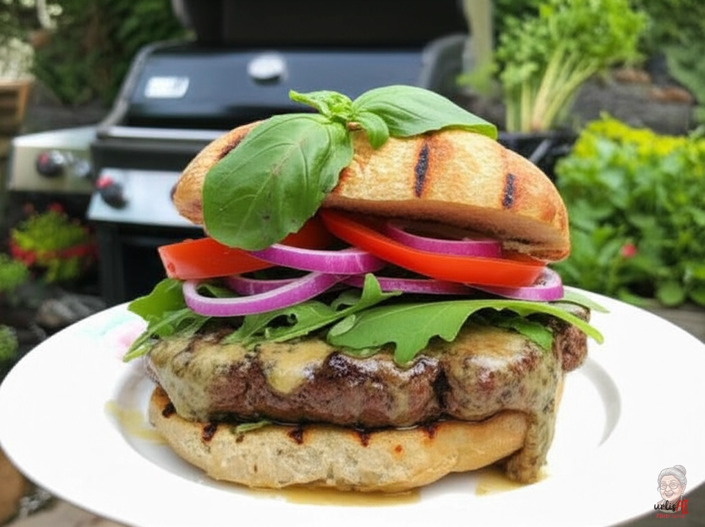 Garden Herb Burger — Gasgrill