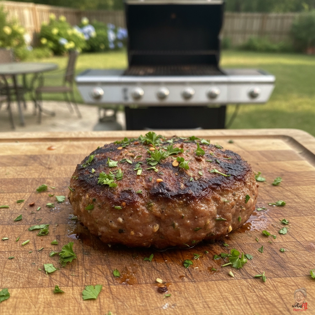 Garden Herb Putenburger — Gasgrill
