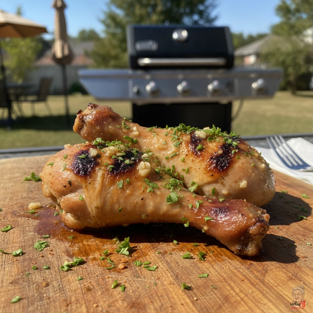 Garlic Butter Drumstick — Gasgrill