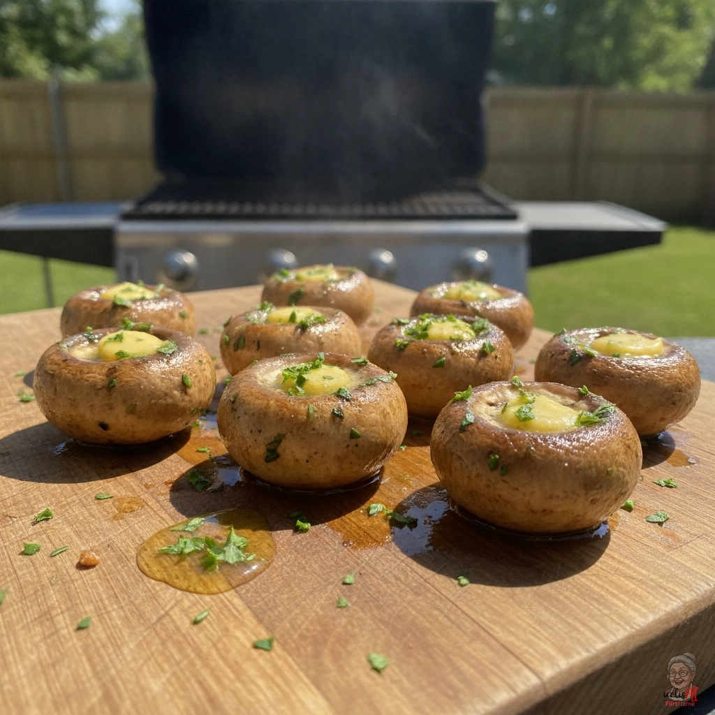 Garlic Butter Mushrooms — Gasgrill