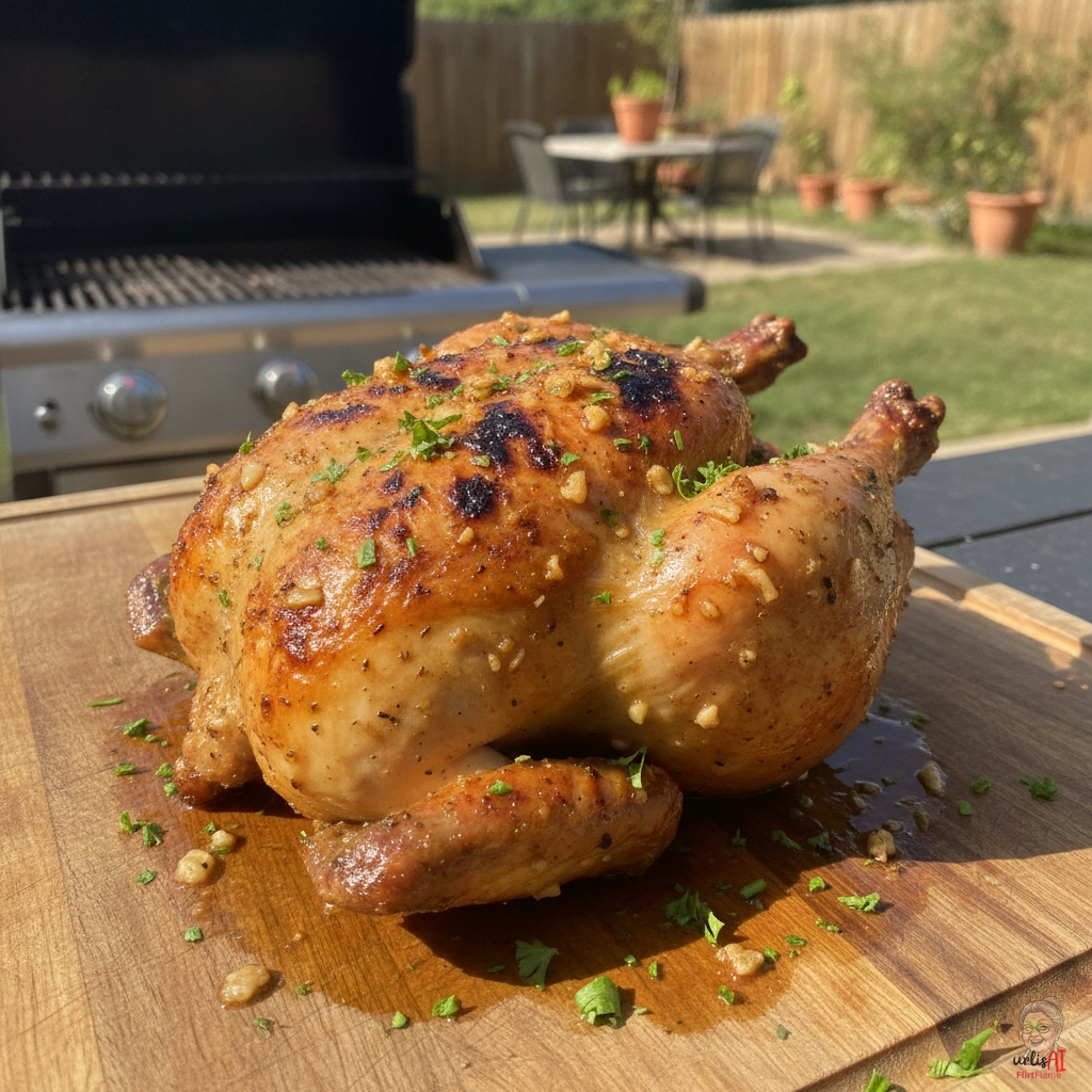 Garlic Butter Poulet — Gasgrill