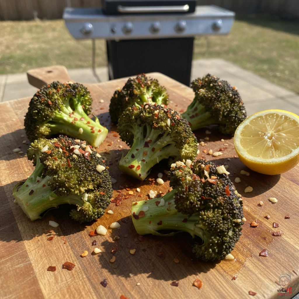 Garlic Chili Broccoli — Gasgrill