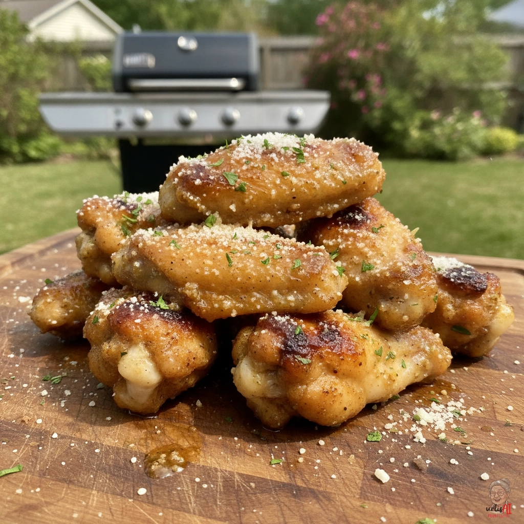 Garlic Parmesan Wings — Gasgrill