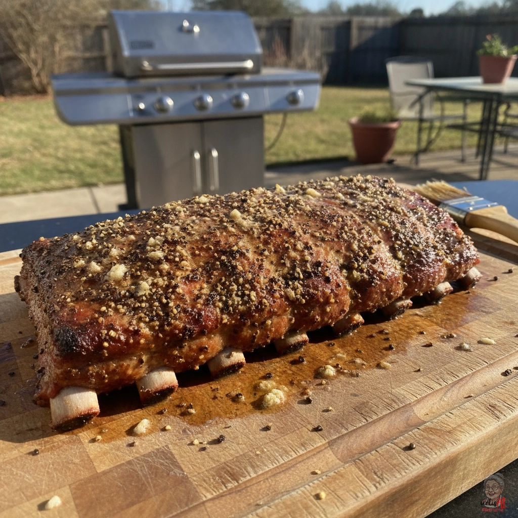 Garlic Pepper Ribs — Gasgrill