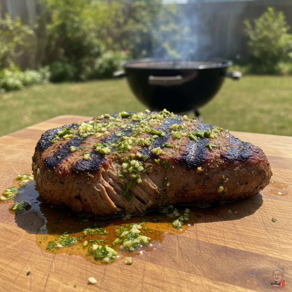 Garlic Seitan — Kohlegrill