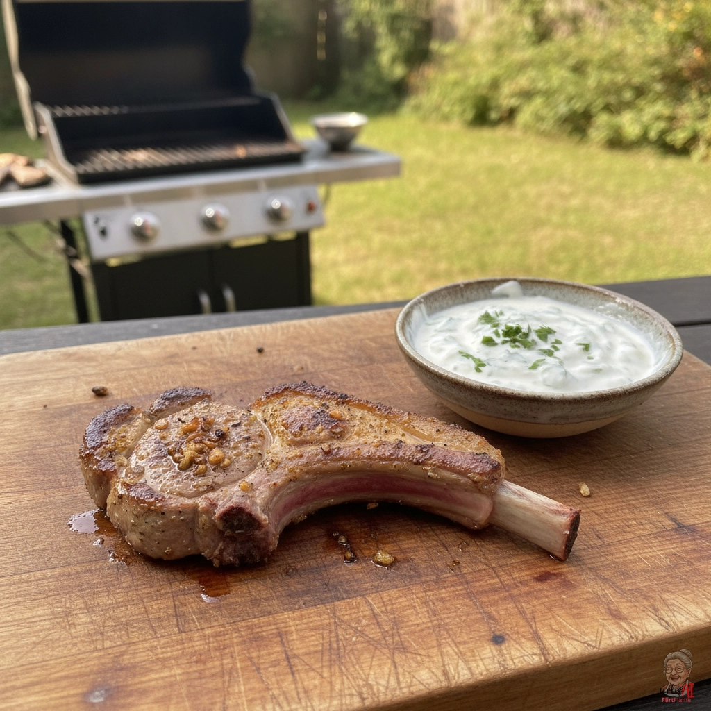 Garlic Yogurt Lamb — Gasgrill