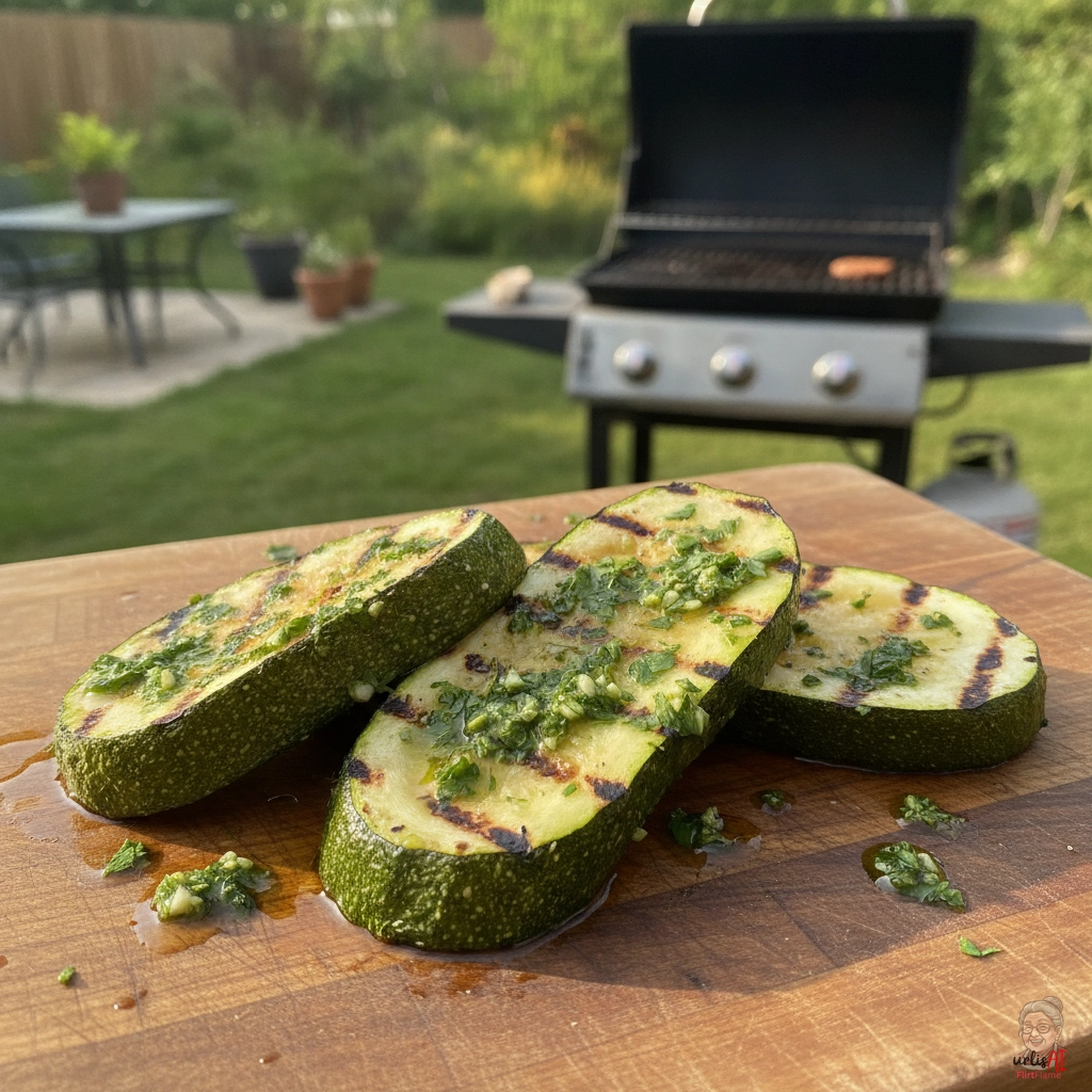 Garlic Zucchini — Gasgrill