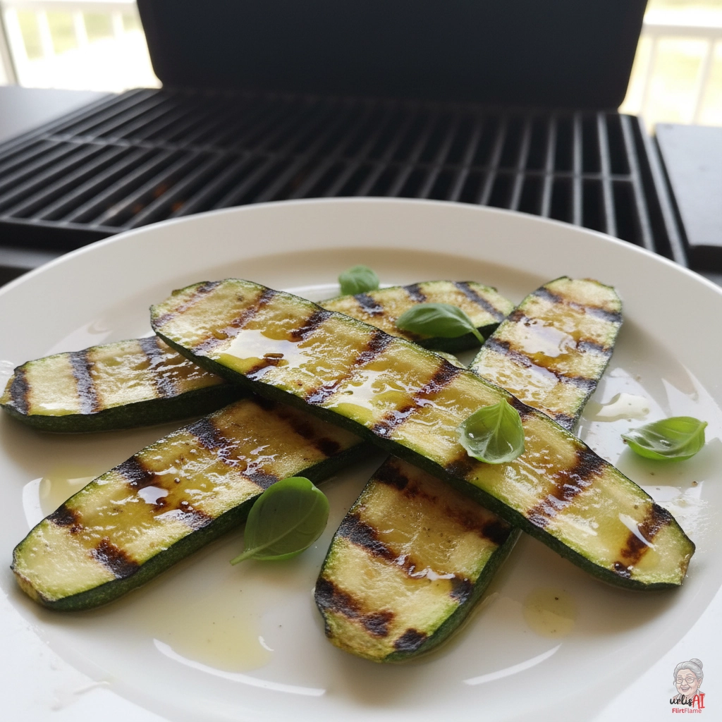 Gegrillte Zucchini — Gasgrill