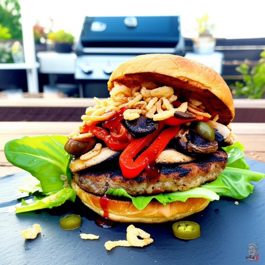 Genuss Festmahl Burger — Gasgrill
