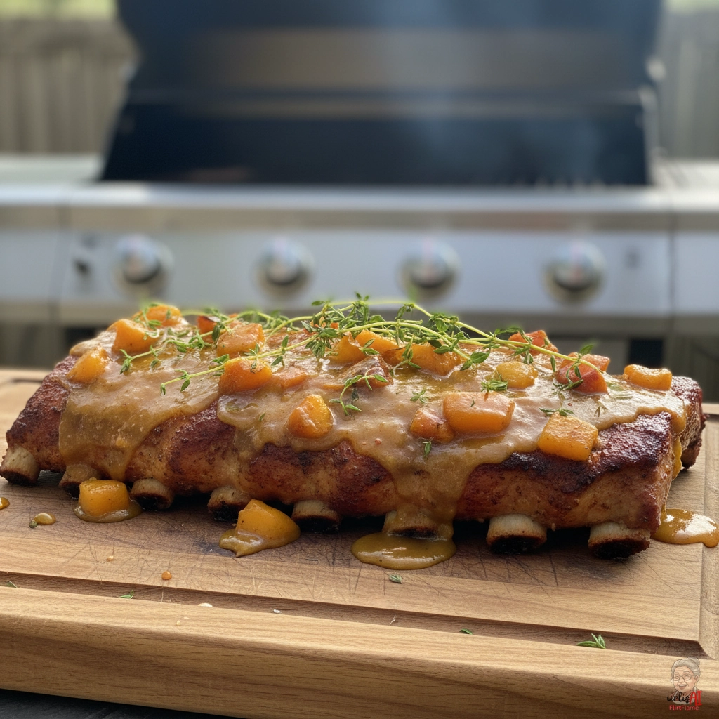 Georgia Peach Ribs — Gasgrill