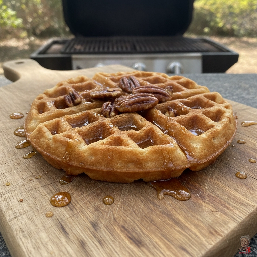 Georgia Pecan Waffel — Gasgrill