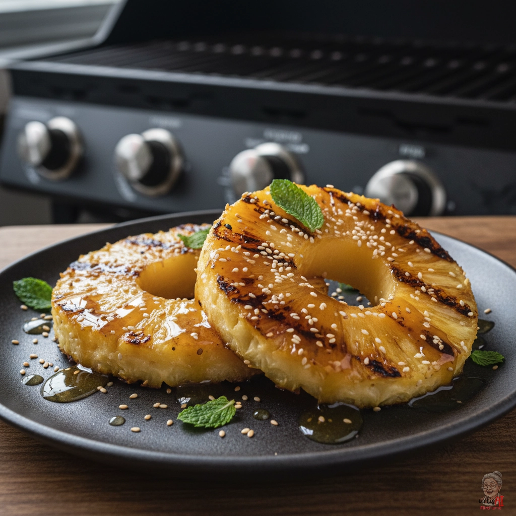 Ginger Honey Ananas — Gasgrill