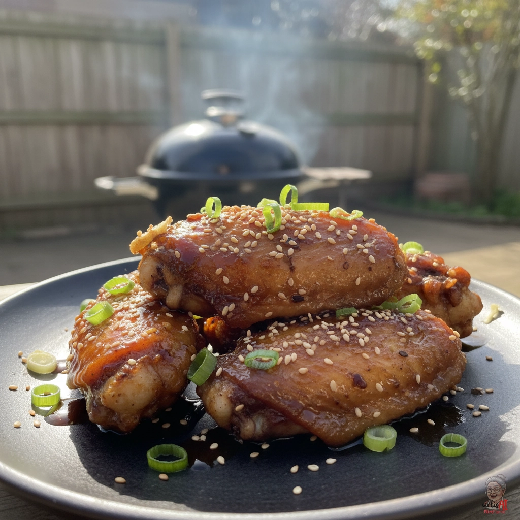 Ginger Soy Wings — Kohlegrill