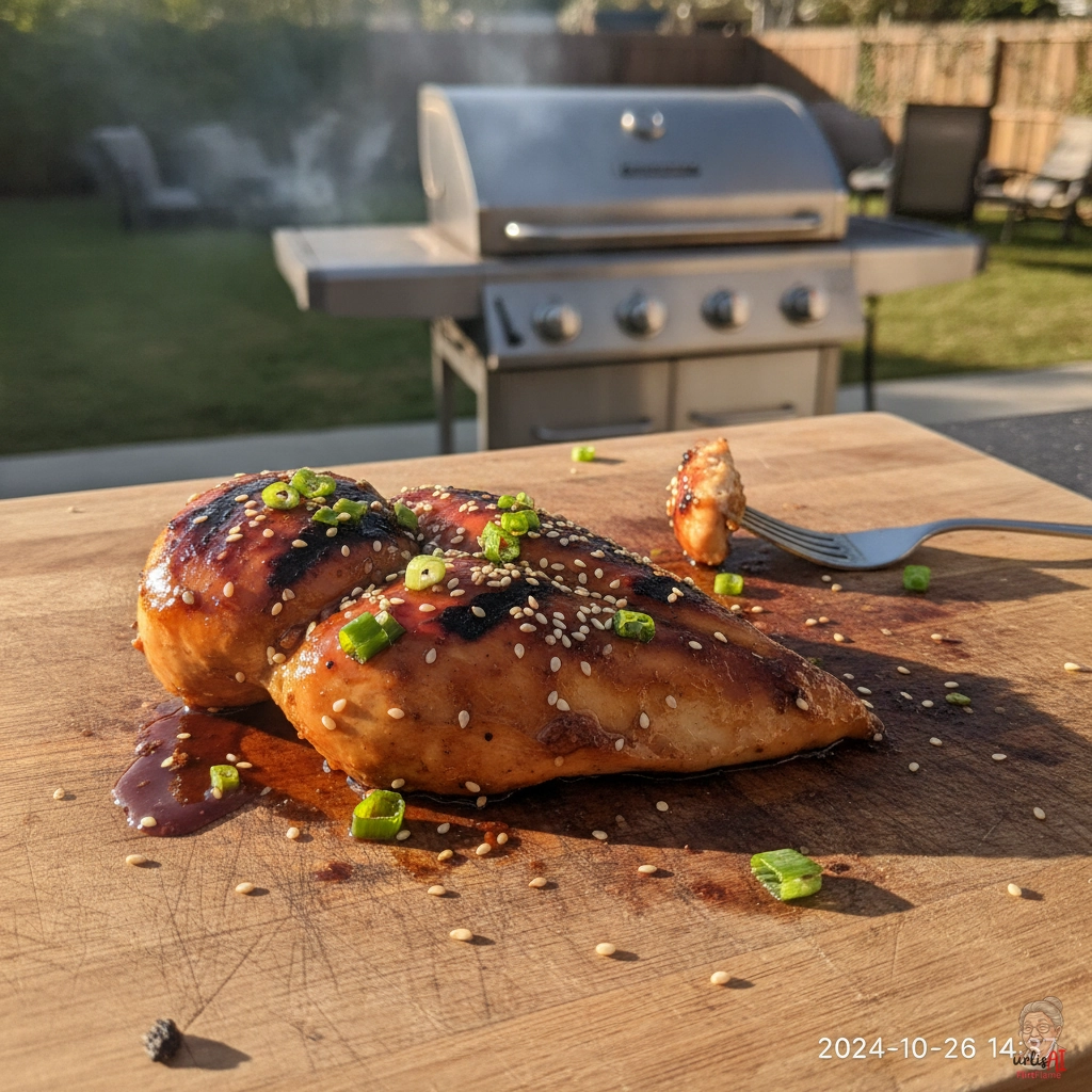 Glazed Chicken Breast — Gasgrill