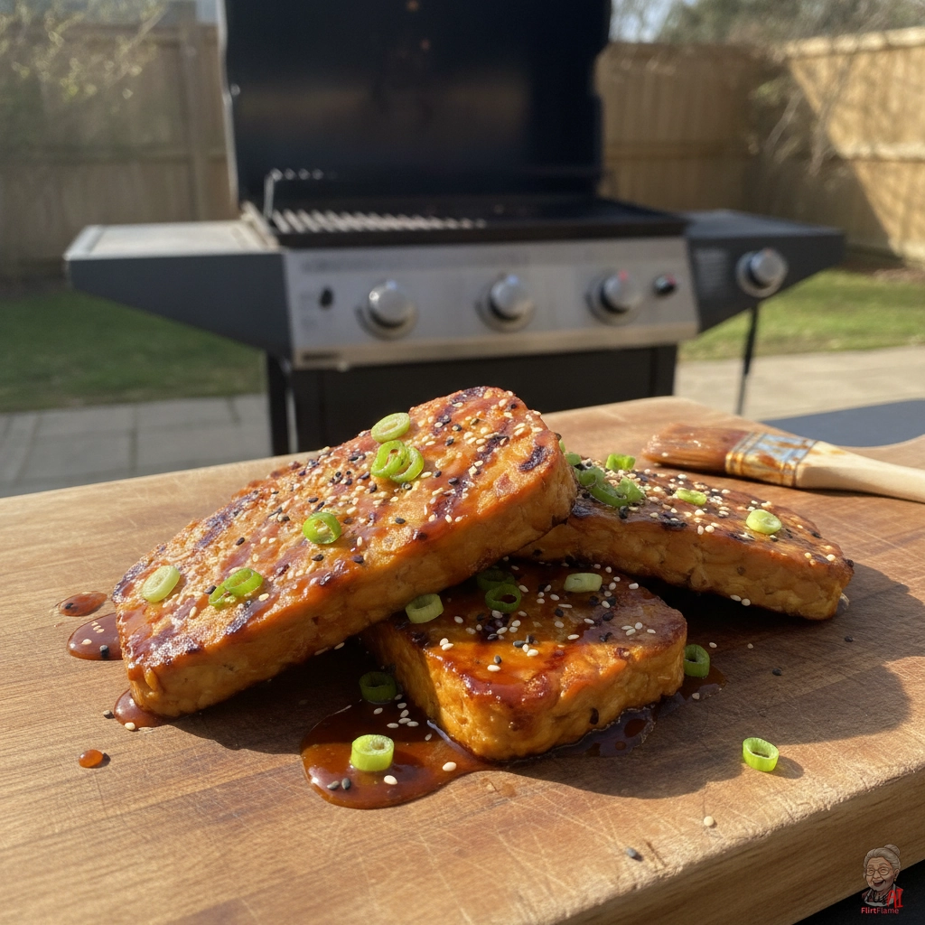Glazed Tempeh — Gasgrill