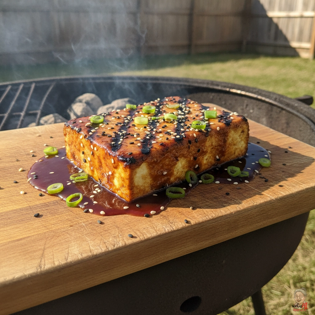 Glazed Tofu Steak — Kohlegrill
