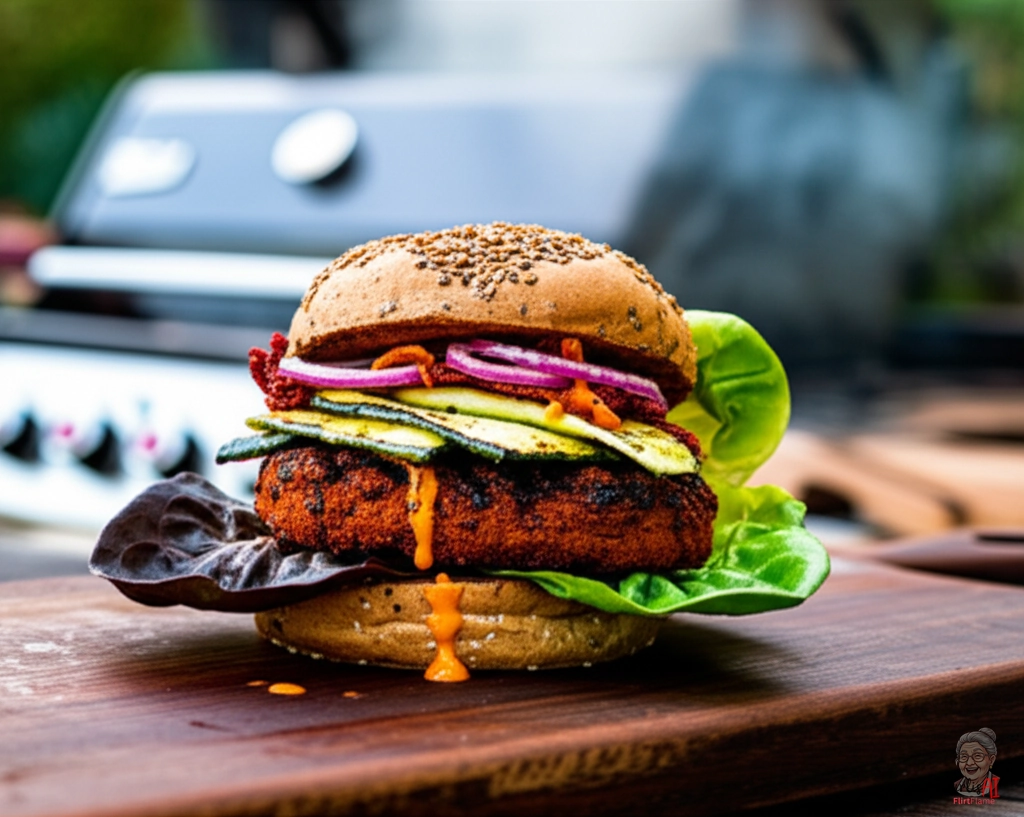 Glut Rauch Burger — Gasgrill