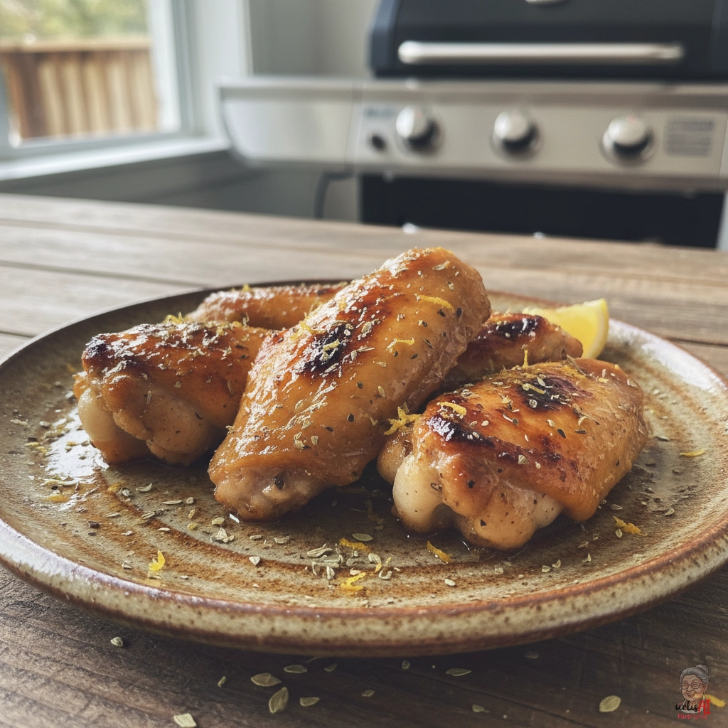 Golden Citrus Wings — Gasgrill