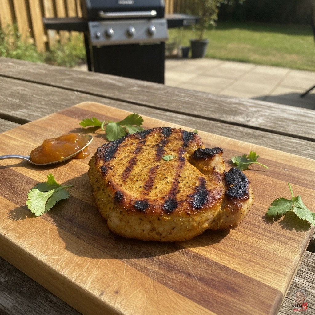 Golden Curry Steaks — Gasgrill