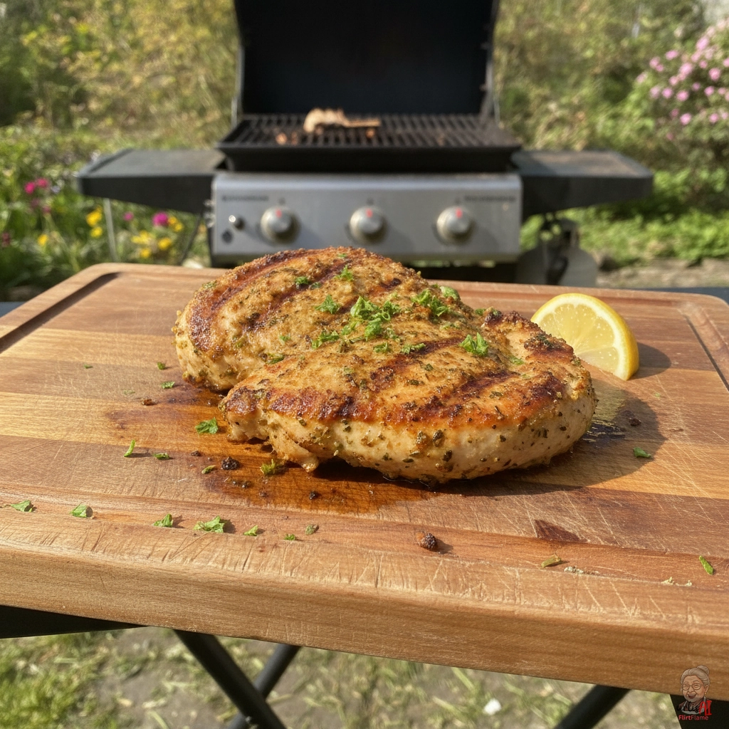 Golden Herb Chicken — Gasgrill