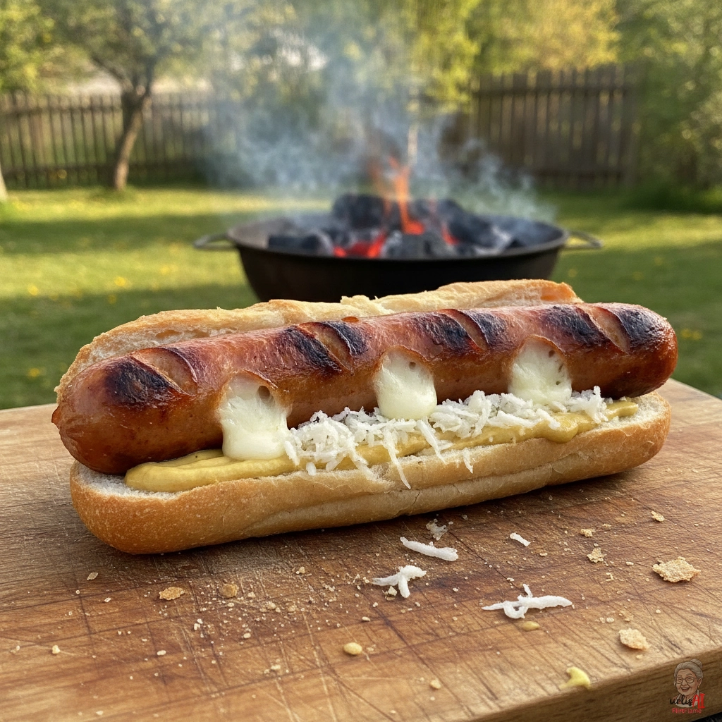 Golden Käsewurst — Kohlegrill