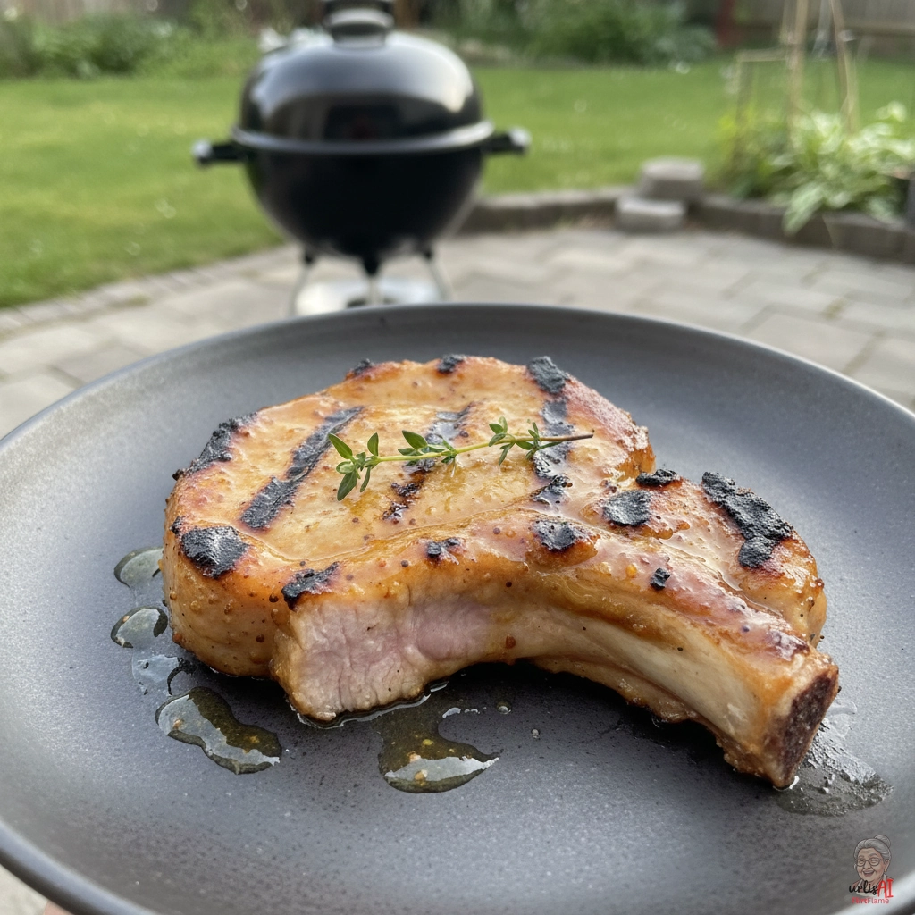 Golden Kotelett — Kohlegrill