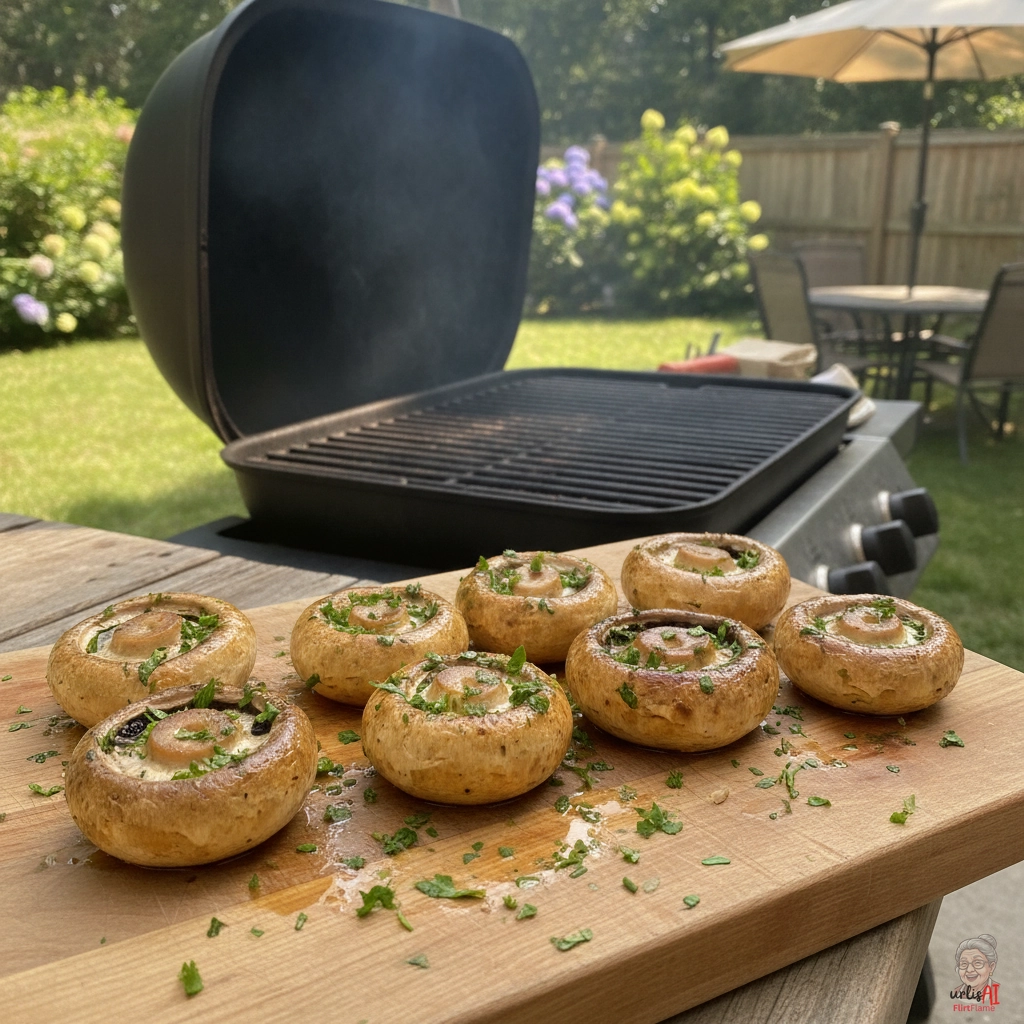 Golden Mushrooms — Gasgrill
