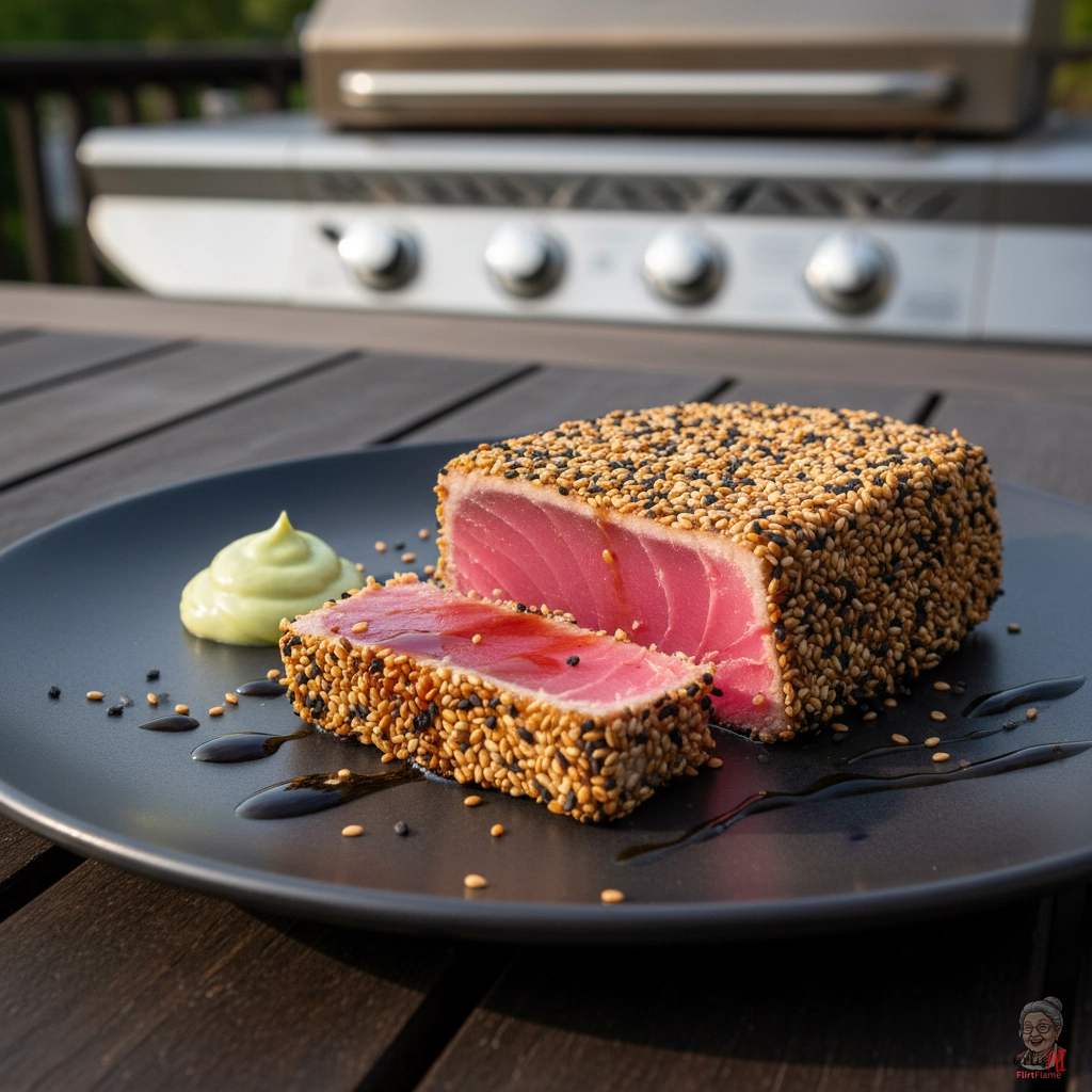 Golden Sesam Tuna — Gasgrill