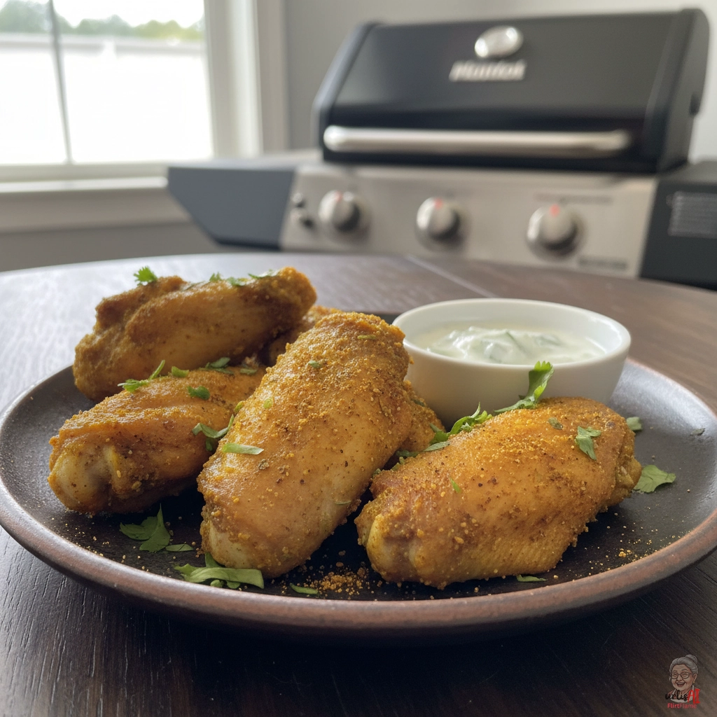 Golden Turmeric Wings — Gasgrill