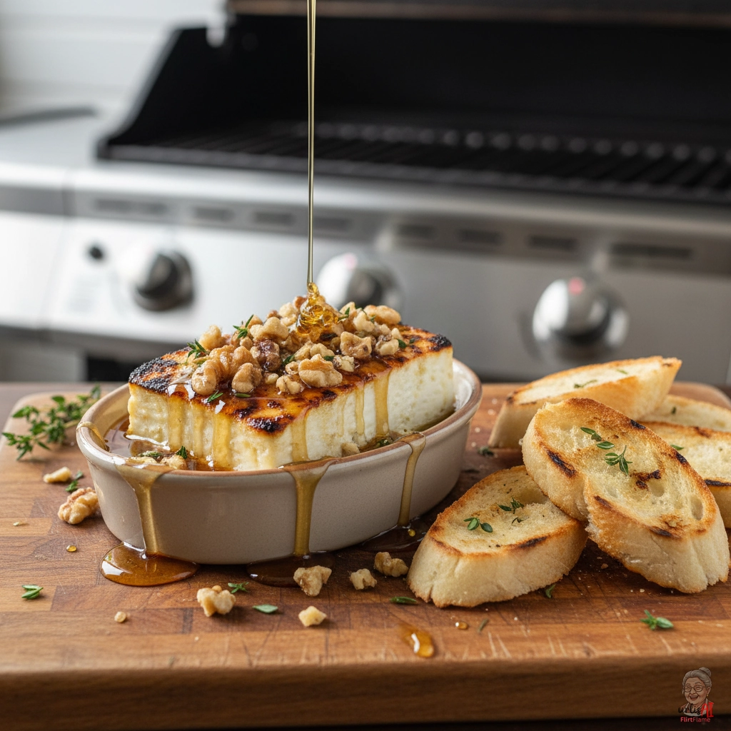 Goldener Honigfeta — Gasgrill