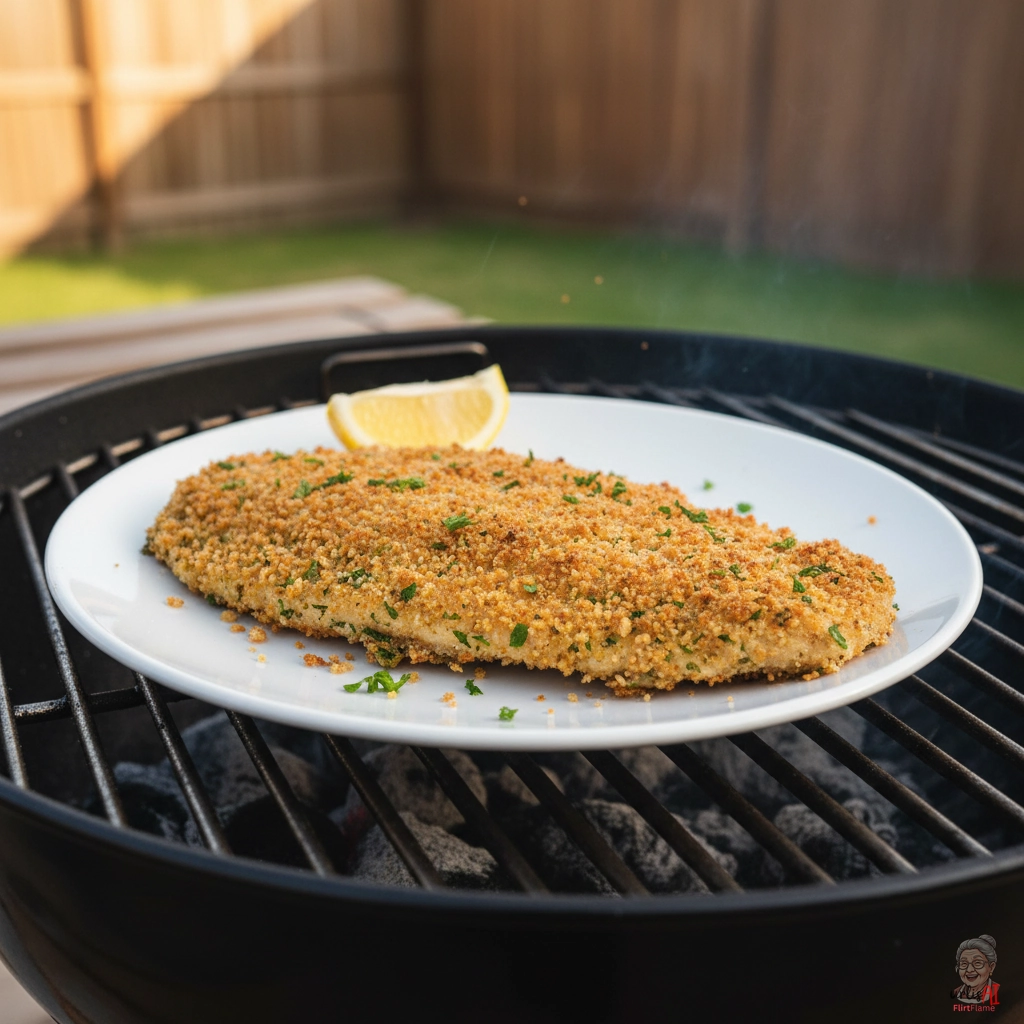 Goldkruste Kohletilapia — Kohlegrill