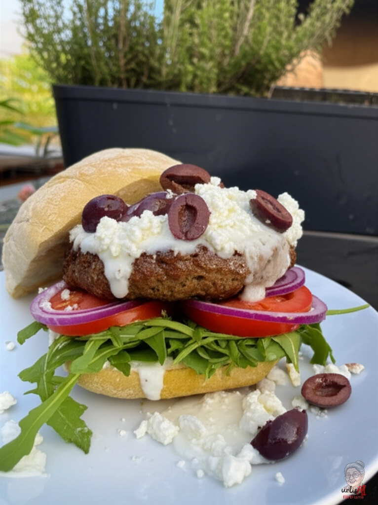 Greek Feta Burger — Gasgrill