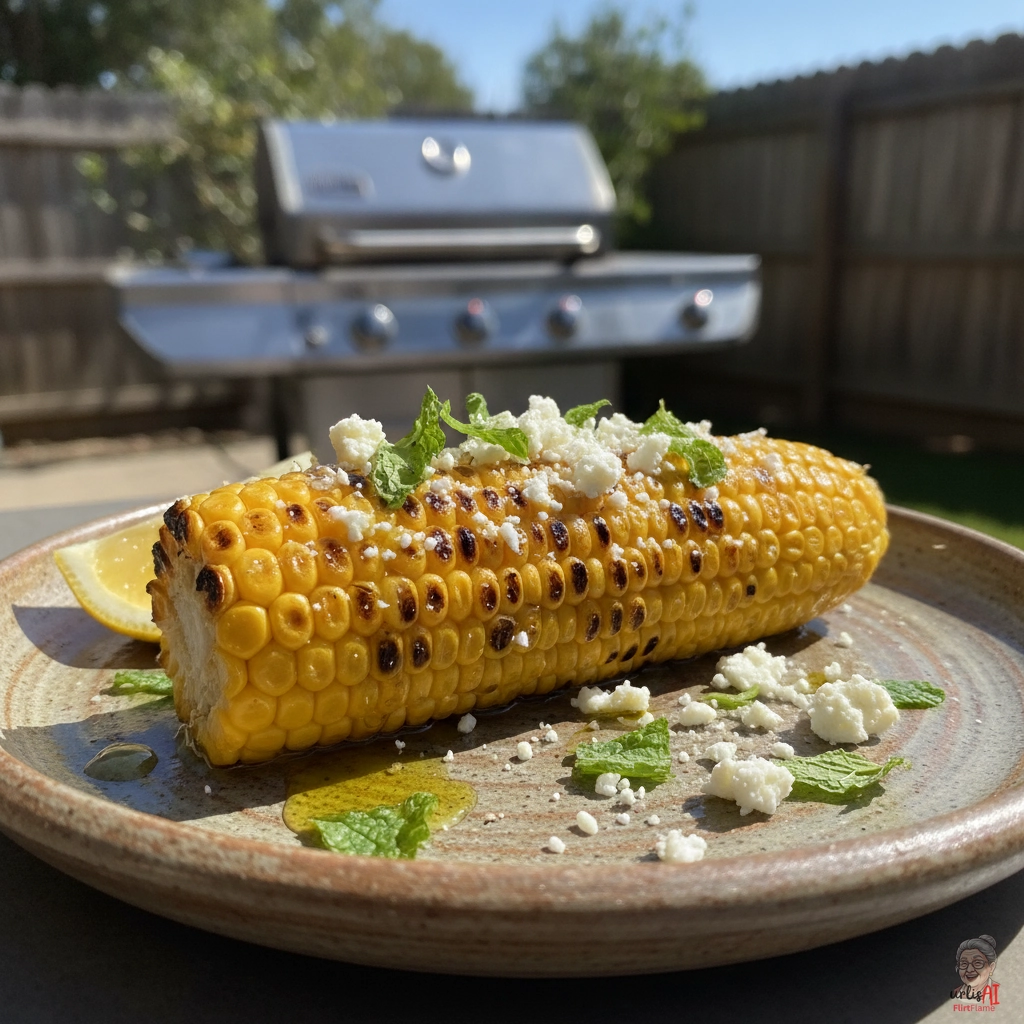 Greek Feta Corn — Gasgrill