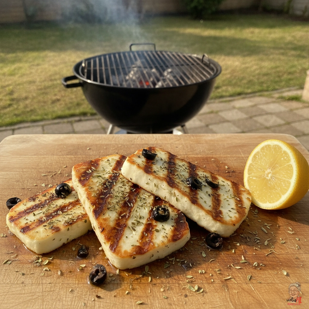 Greek Herb Halloumi — Kohlegrill