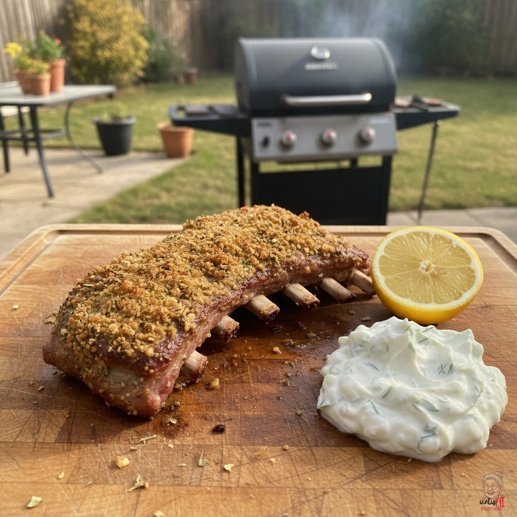 Greek Lamb Ribs — Gasgrill