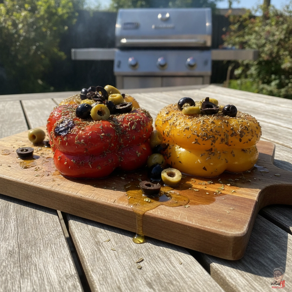 Greek Peperoni — Gasgrill