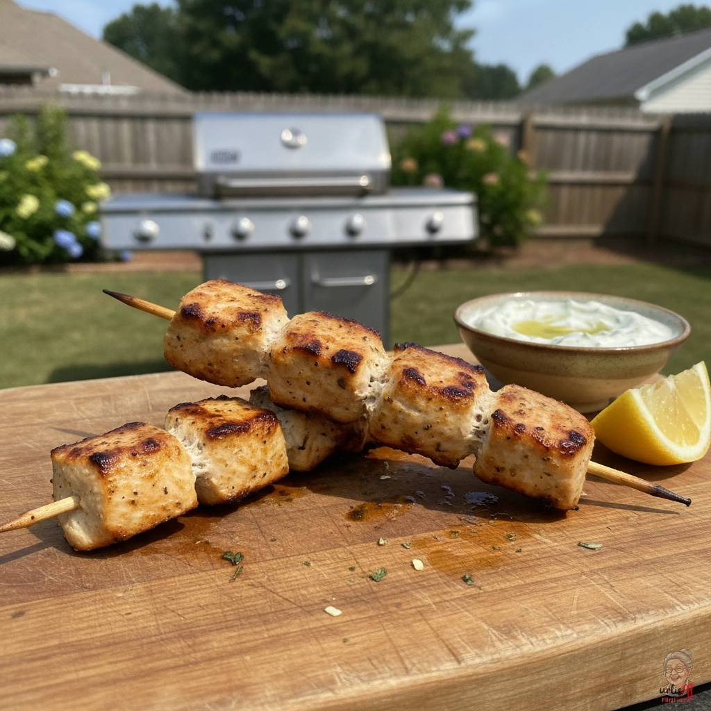 Greek Souvlaki Skewer — Gasgrill
