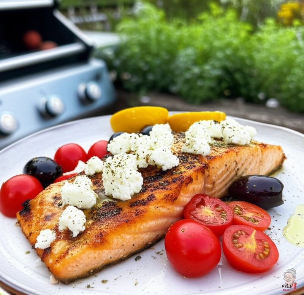 Greek Style Salmon — Gasgrill