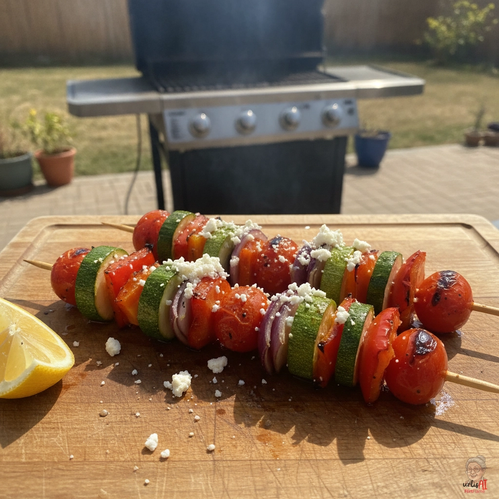 Greek Veggie Skewer — Gasgrill