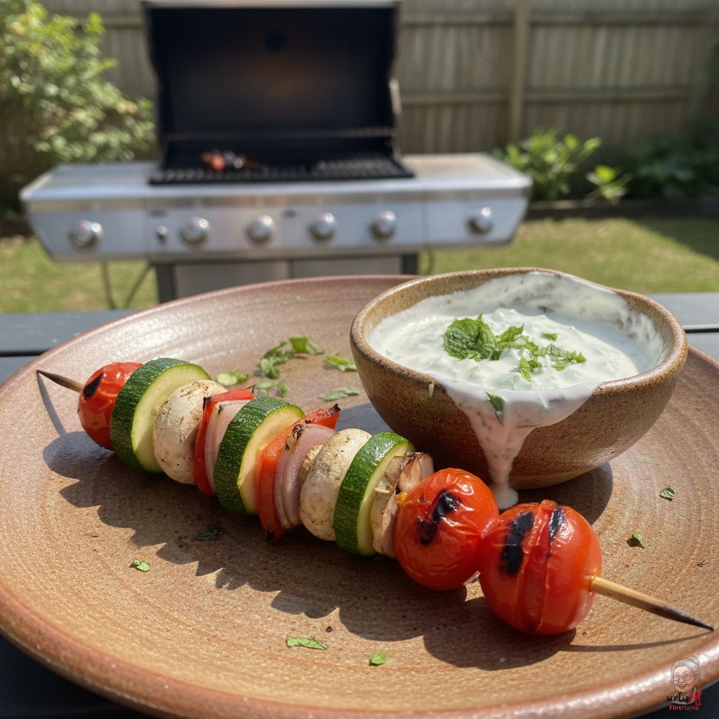 Greek Veggie Skewer — Gasgrill