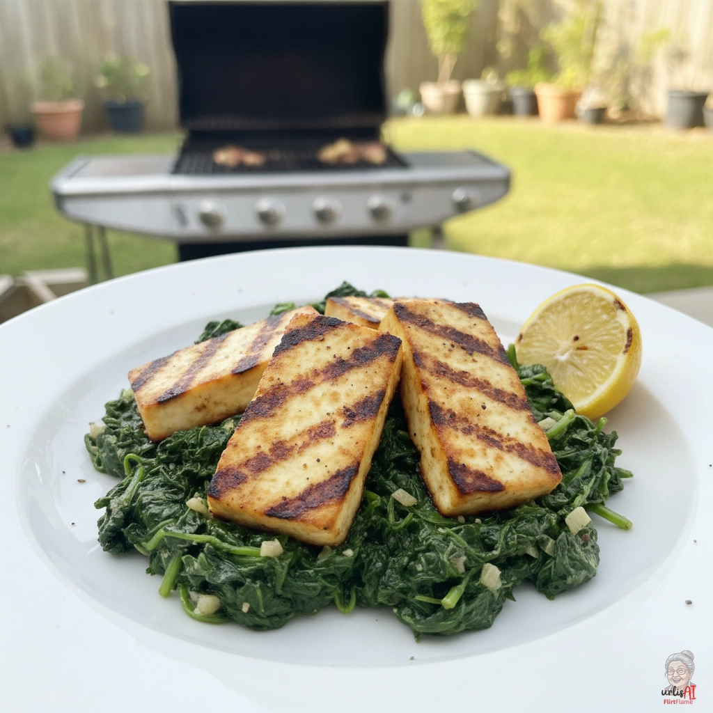 Green Palak Paneer — Gasgrill
