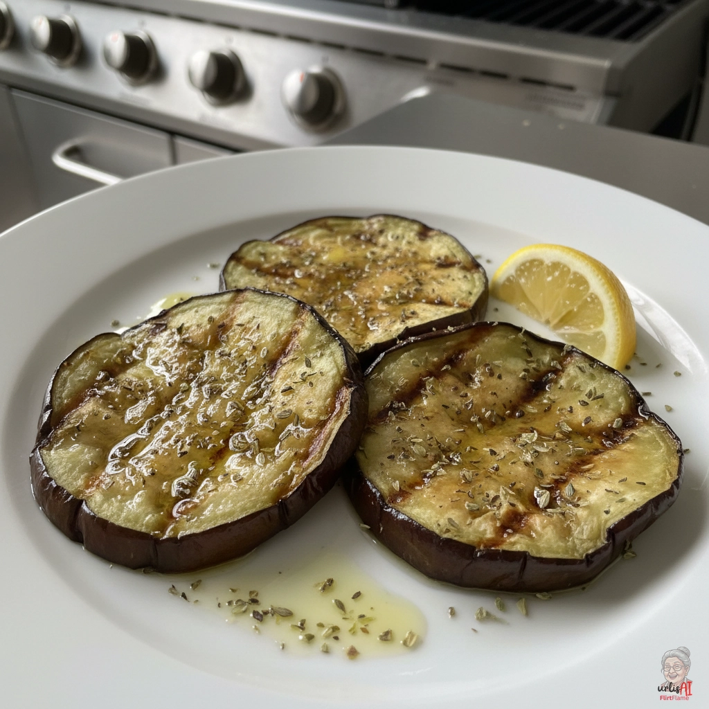 Griechische Aubergine — Gasgrill