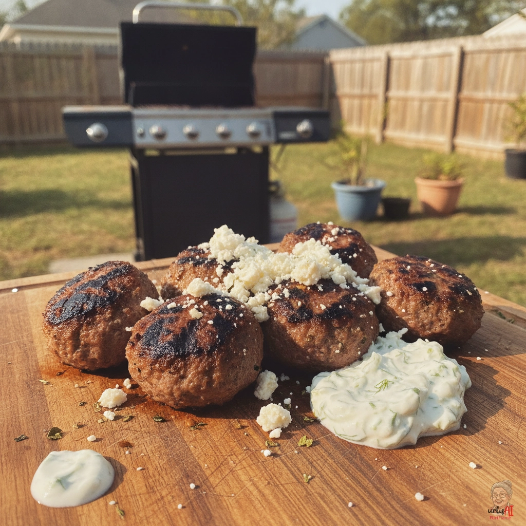 Griechische Meatballs — Gasgrill
