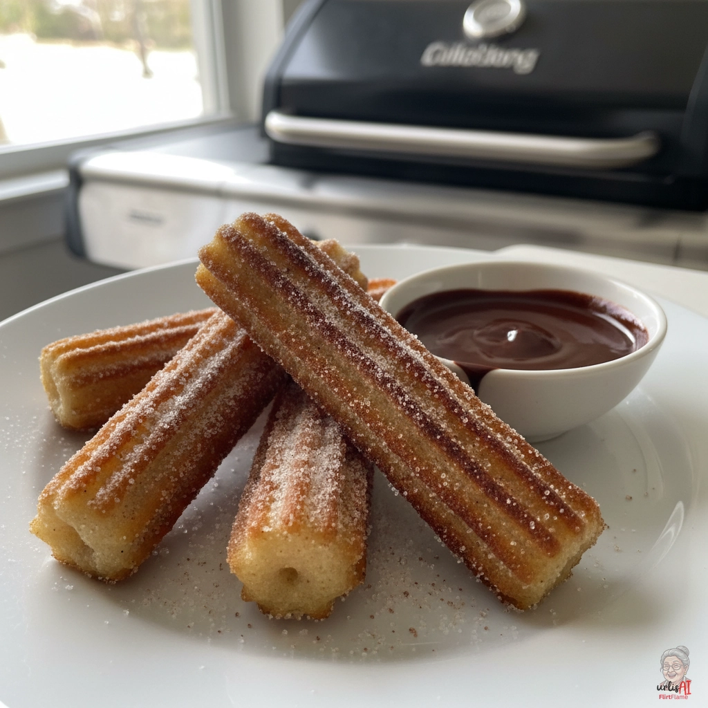 Churros Chocolat Caliente — Gasgrill